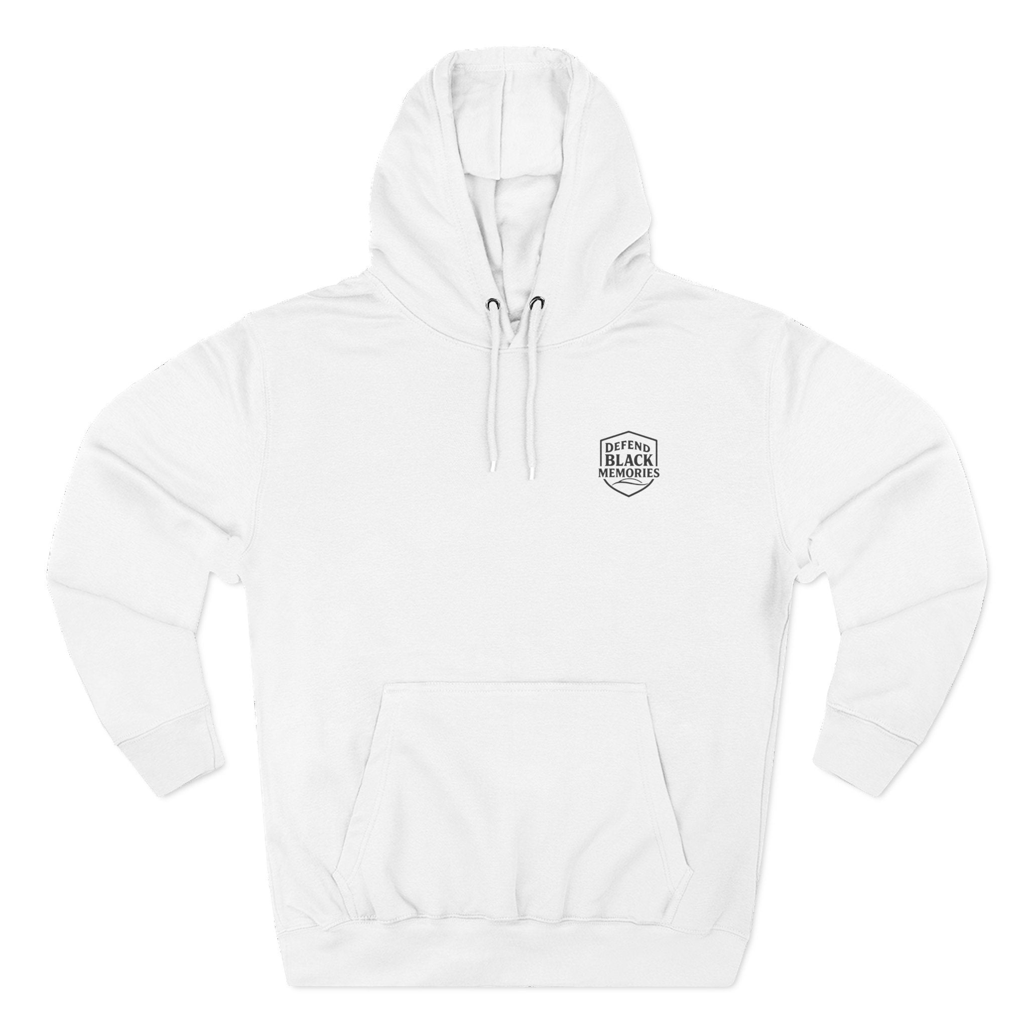 Defend Black Memories: Jan E. Matzeliger Three-Panel Historic Black Portrait Hoodie
