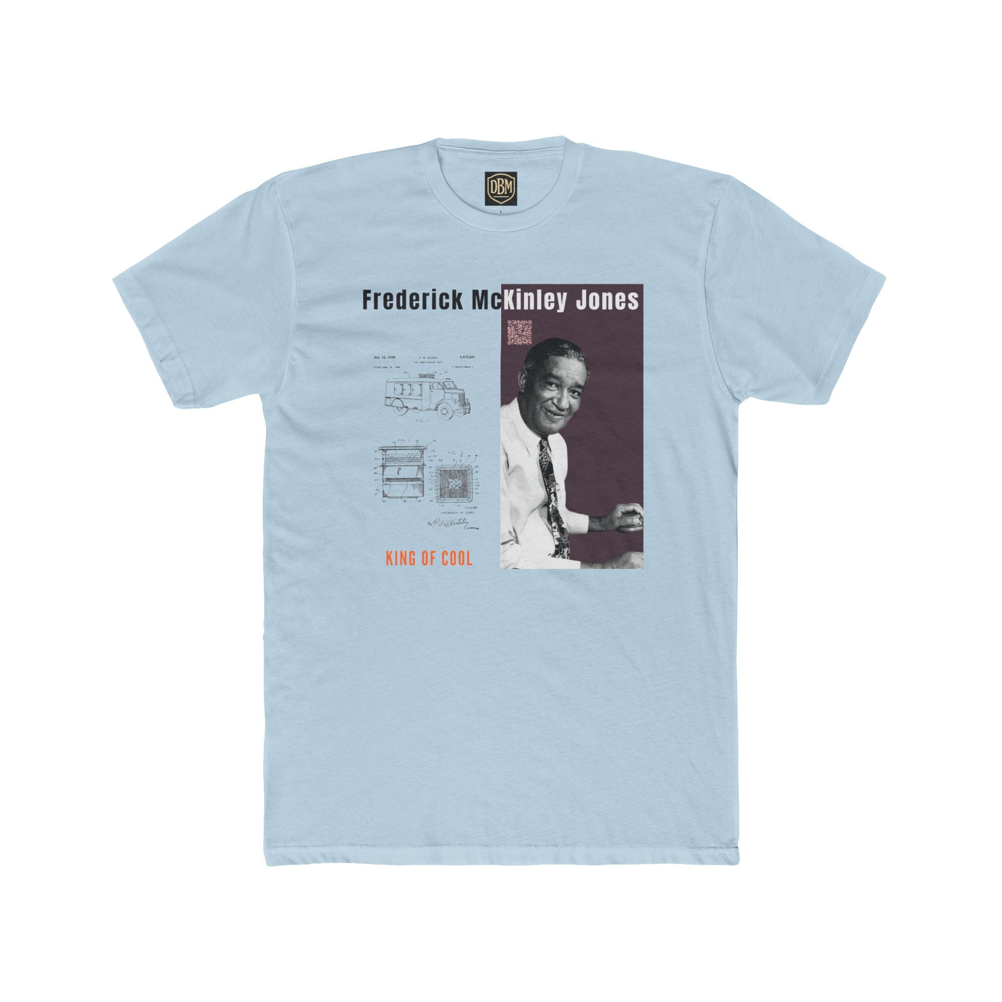 Frederick McKinley Jones, Unisex, Historical Portrait T-Shirt