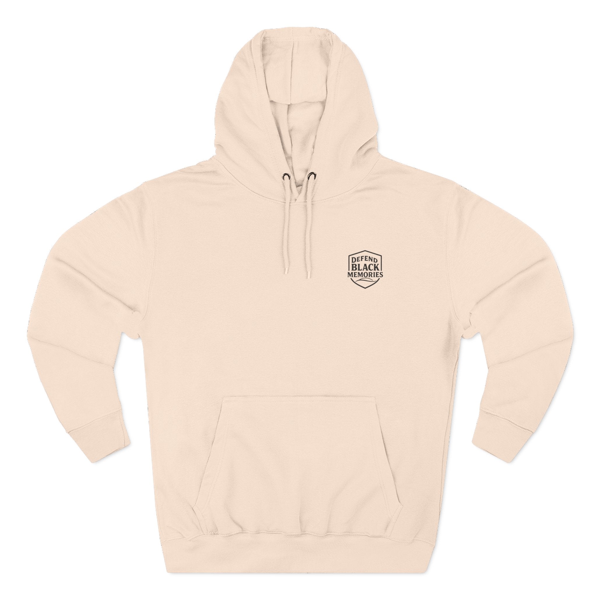 Defend Black Memories: Jan E. Matzeliger Three-Panel Historic Black Portrait Hoodie