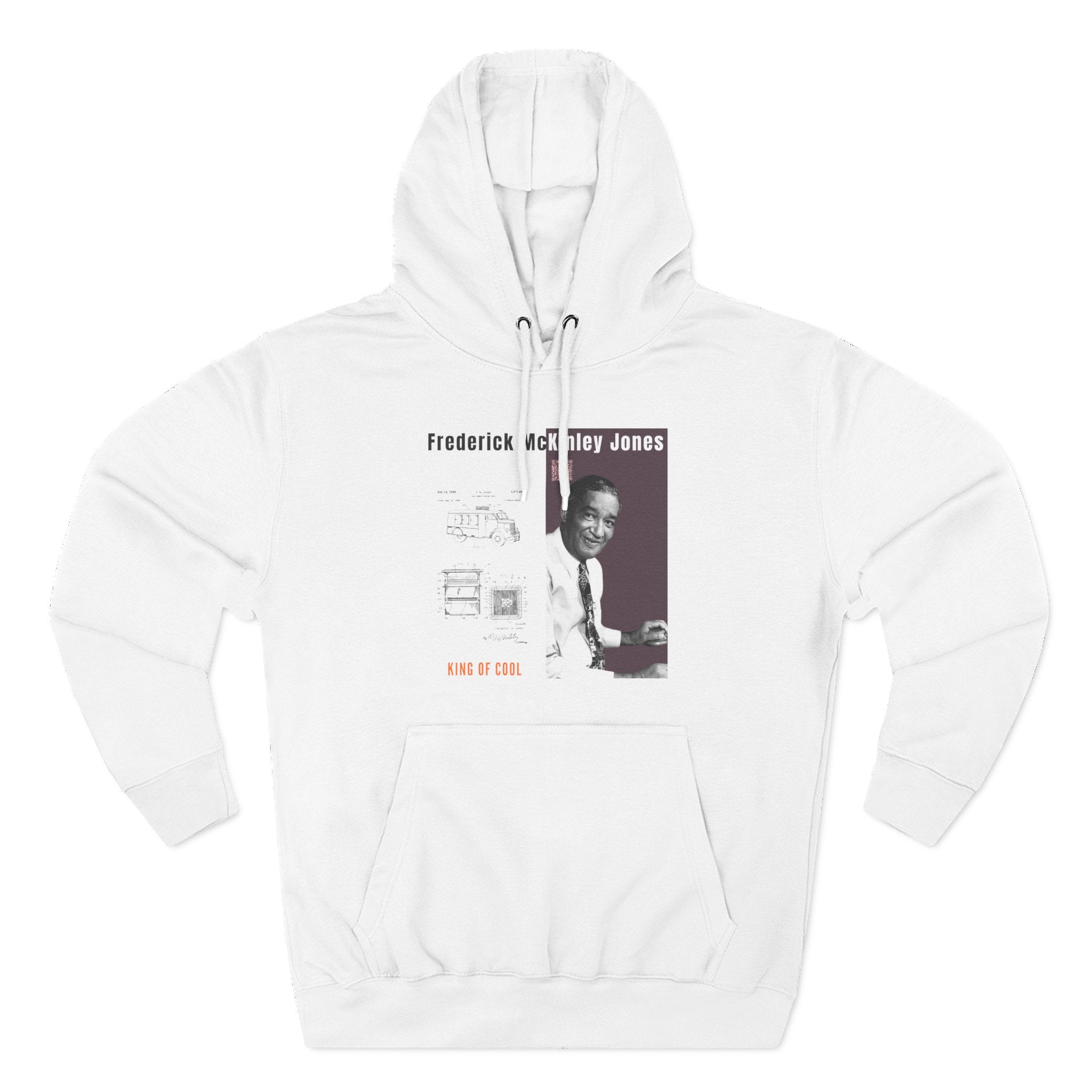 Frederick McKinley Jones, Unisex, Three-panel Historical Portrait Hoodie