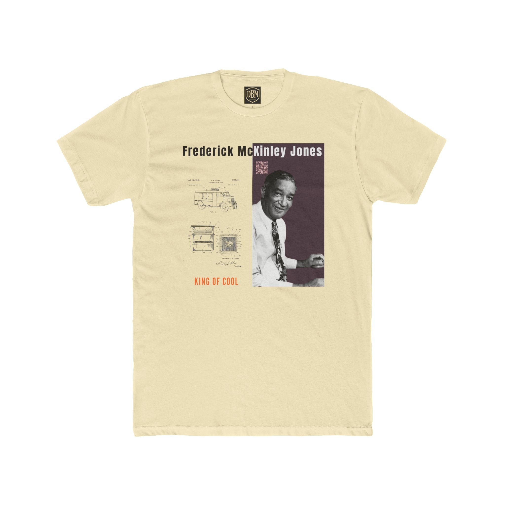 Frederick McKinley Jones, Unisex, Historical Portrait T-Shirt