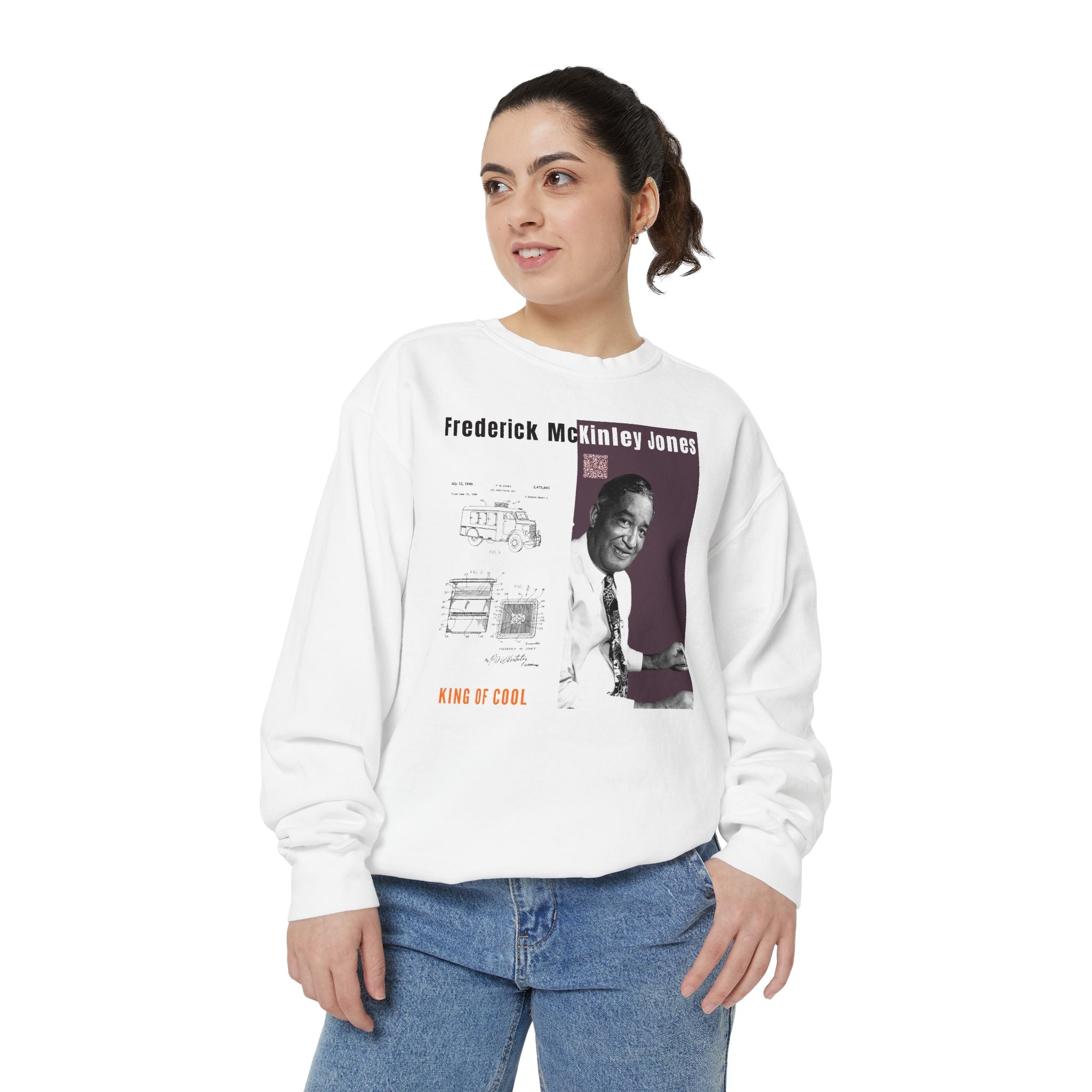 Frederick McKinley Jones, Unisex, Garment-Dyed Sweatshirt