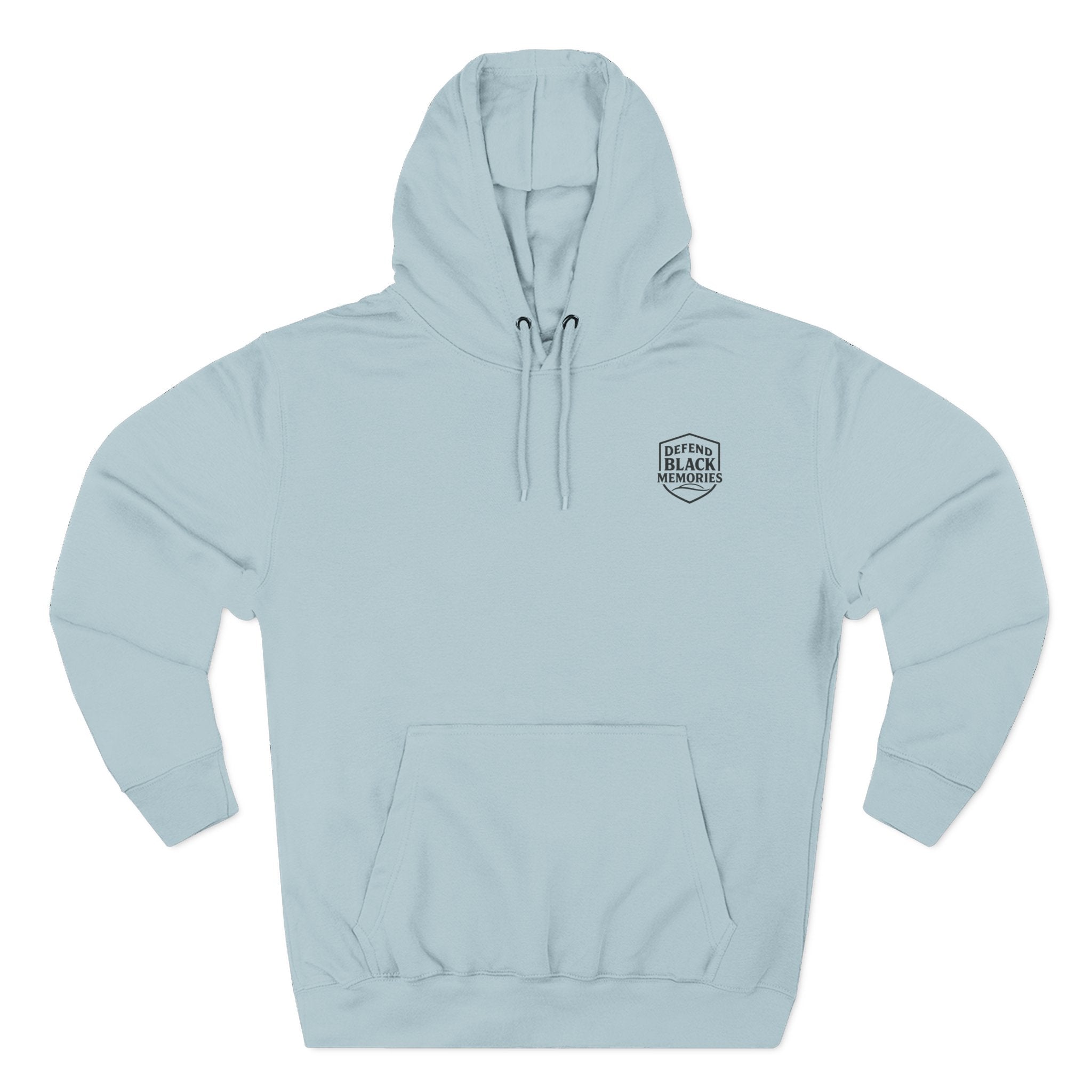 Defend Black Memories: Lewis H. Latimer Three-panel Historical Black Portrait Hoodie