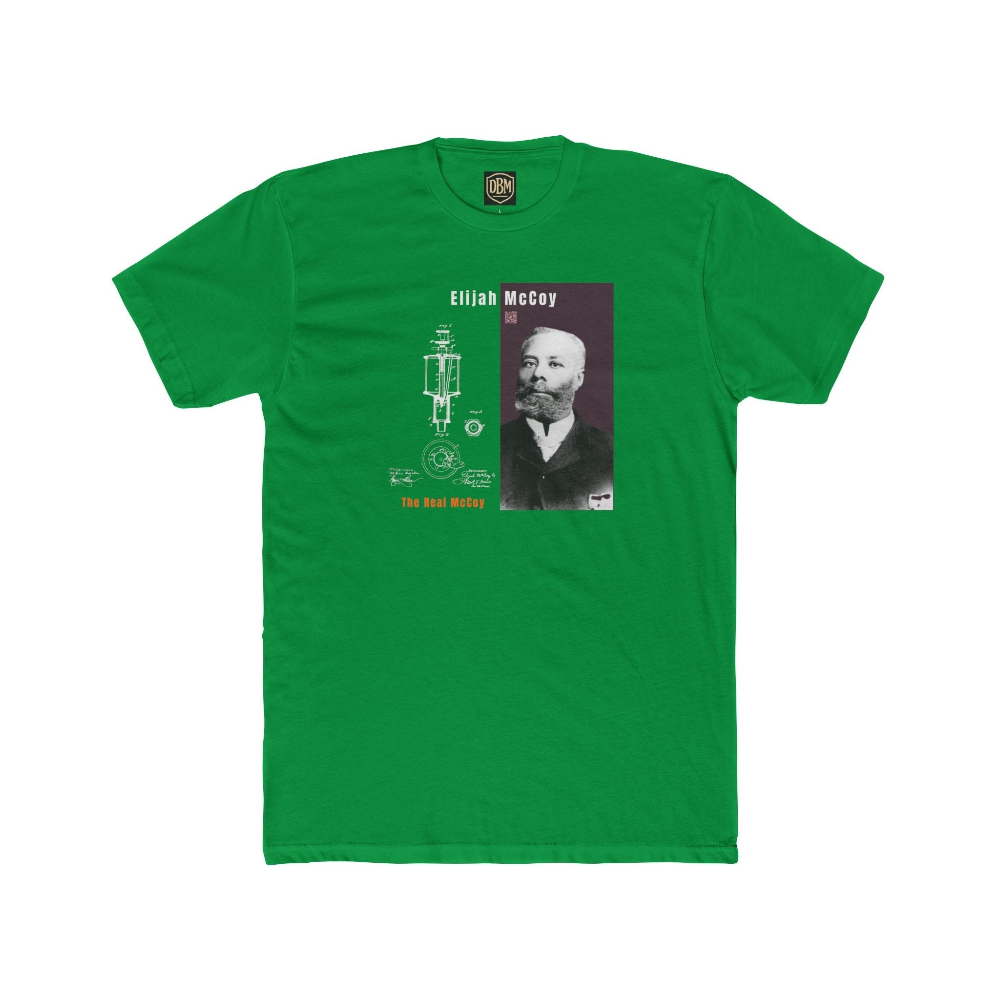 Elijah McCoy, Unisex, Historical Portrait -Shirt