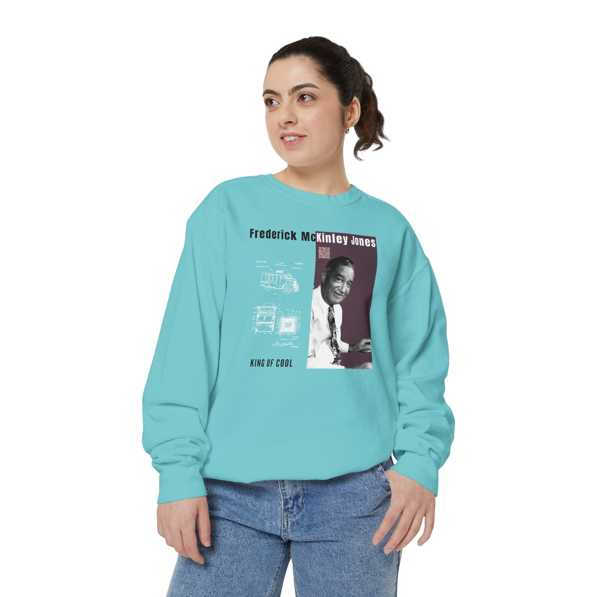 Frederick McKinley Jones, Unisex, Garment-Dyed Sweatshirt