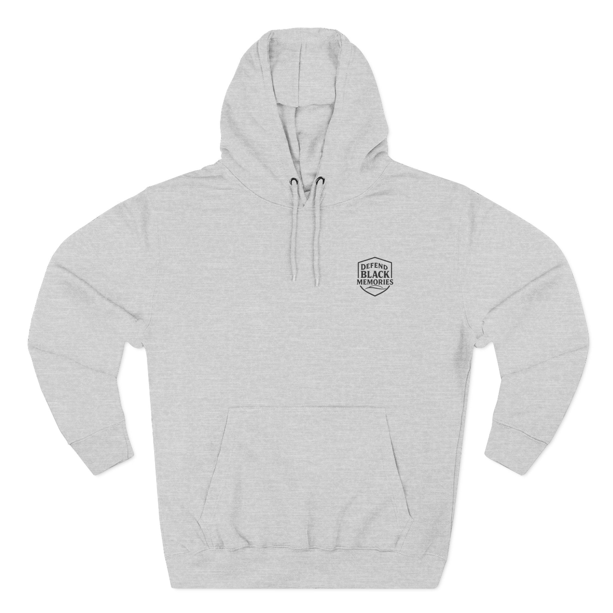 Defend Black Memories: Jan E. Matzeliger Three-Panel Historic Black Portrait Hoodie