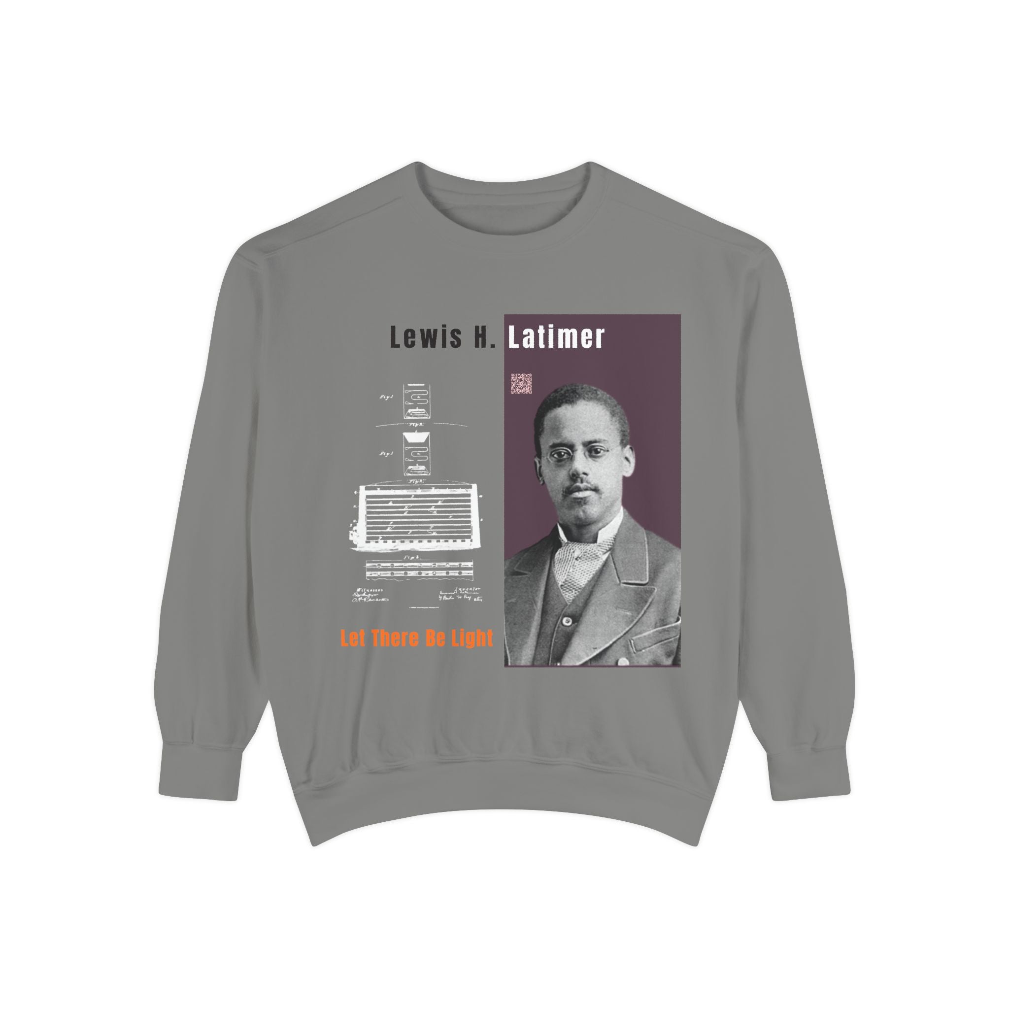 Defend Black Memories: Lewis Latimer Unisex Garment-Dyed Sweatshirt