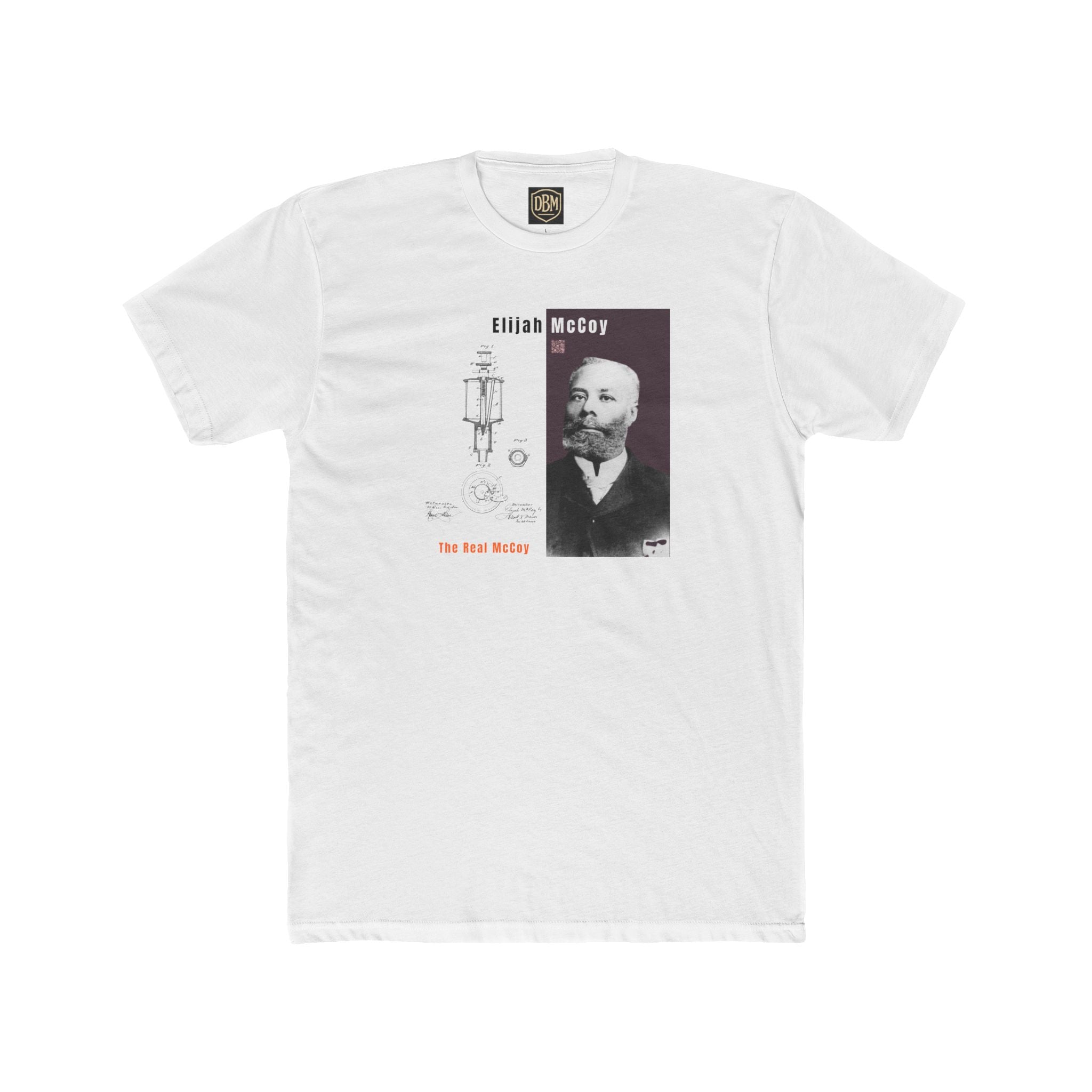Elijah McCoy, Unisex, Historical Portrait -Shirt