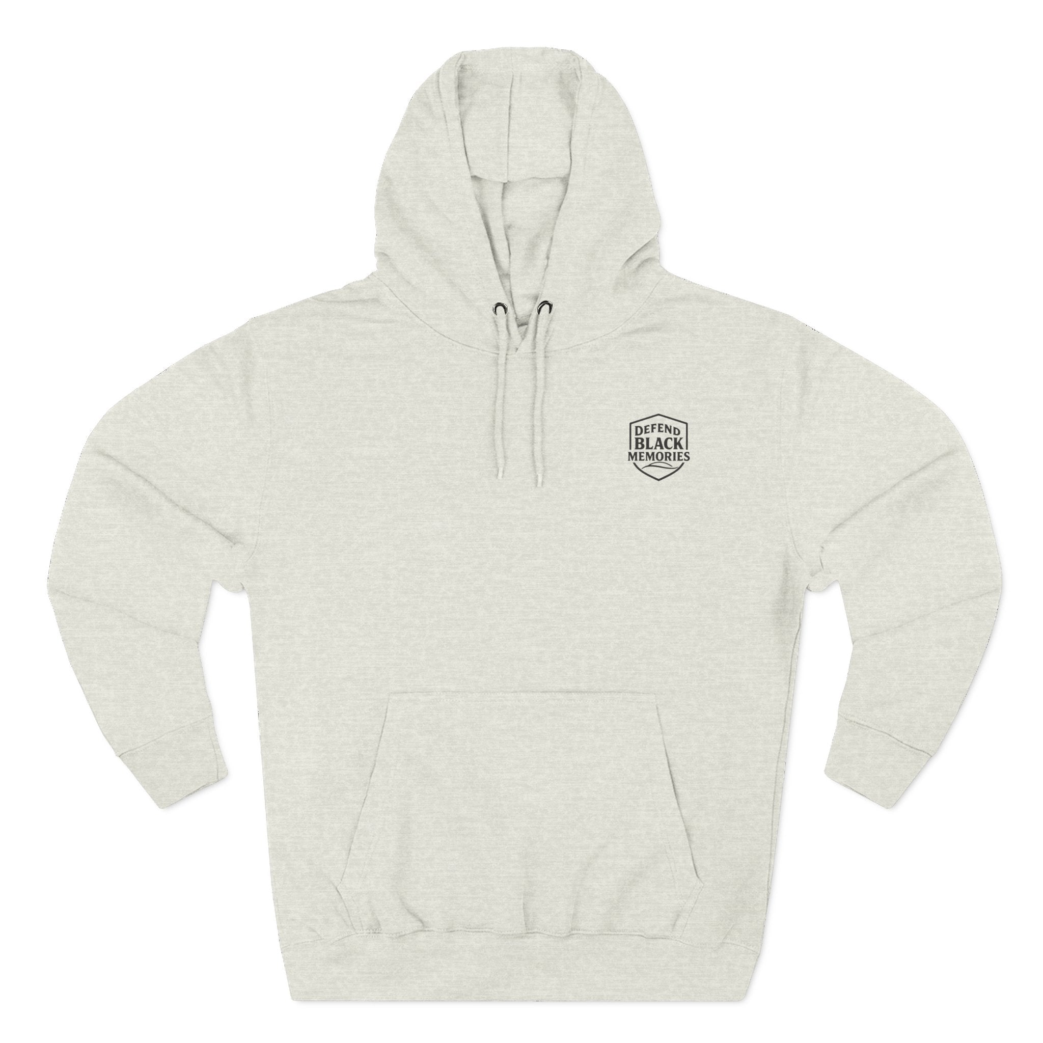 Defend Black Memories: Lewis H. Latimer Three-panel Historical Black Portrait Hoodie