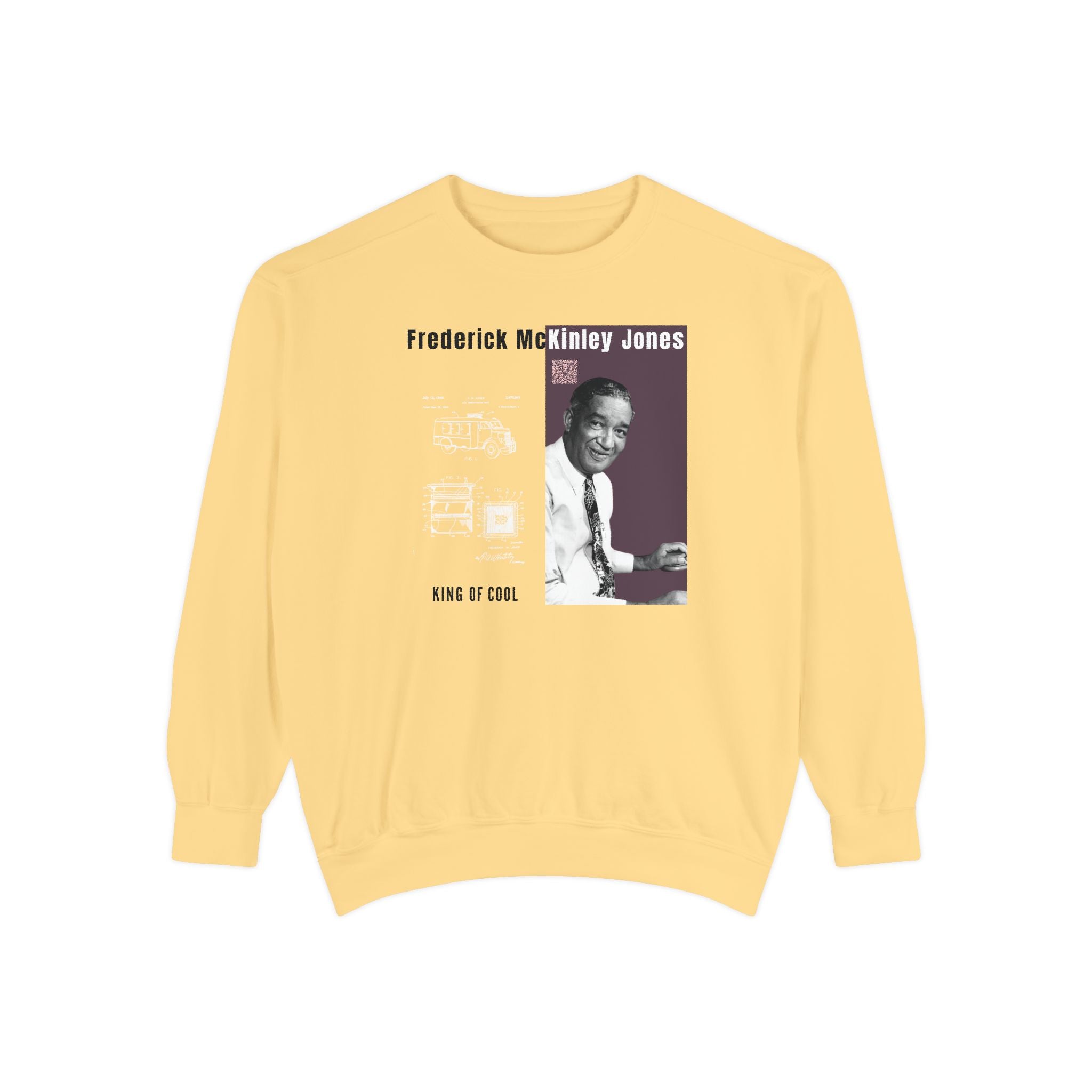 Frederick McKinley Jones, Unisex, Garment-Dyed Sweatshirt