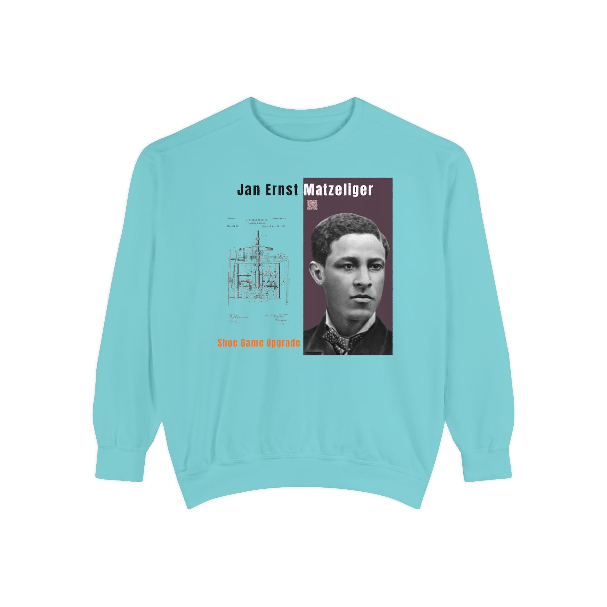 Defend Black Memories: Jan Matzeliger Heritage Crewneck Sweatshirt