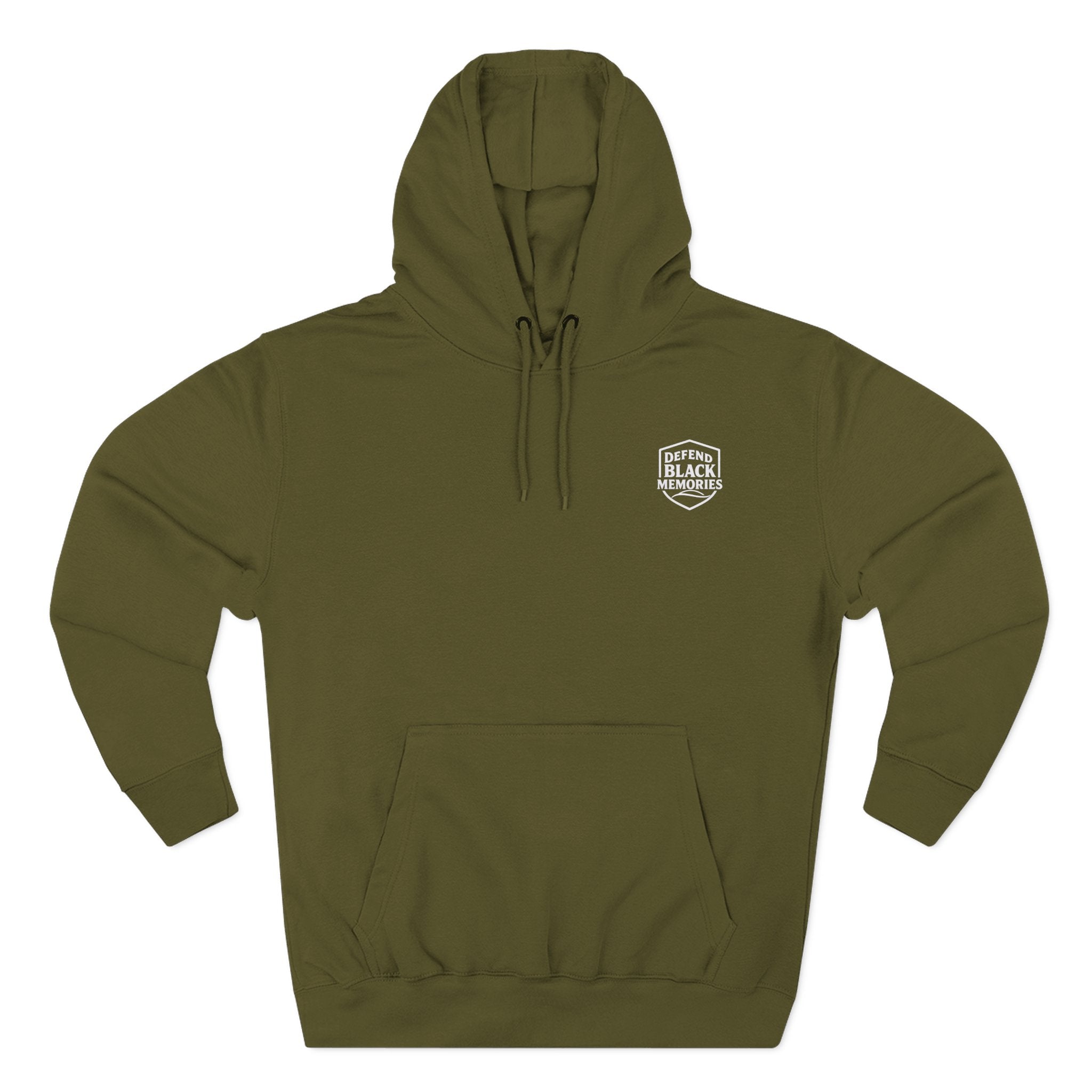 Defend Black Memories: Lewis H. Latimer Three-panel Historical Black Portrait Hoodie