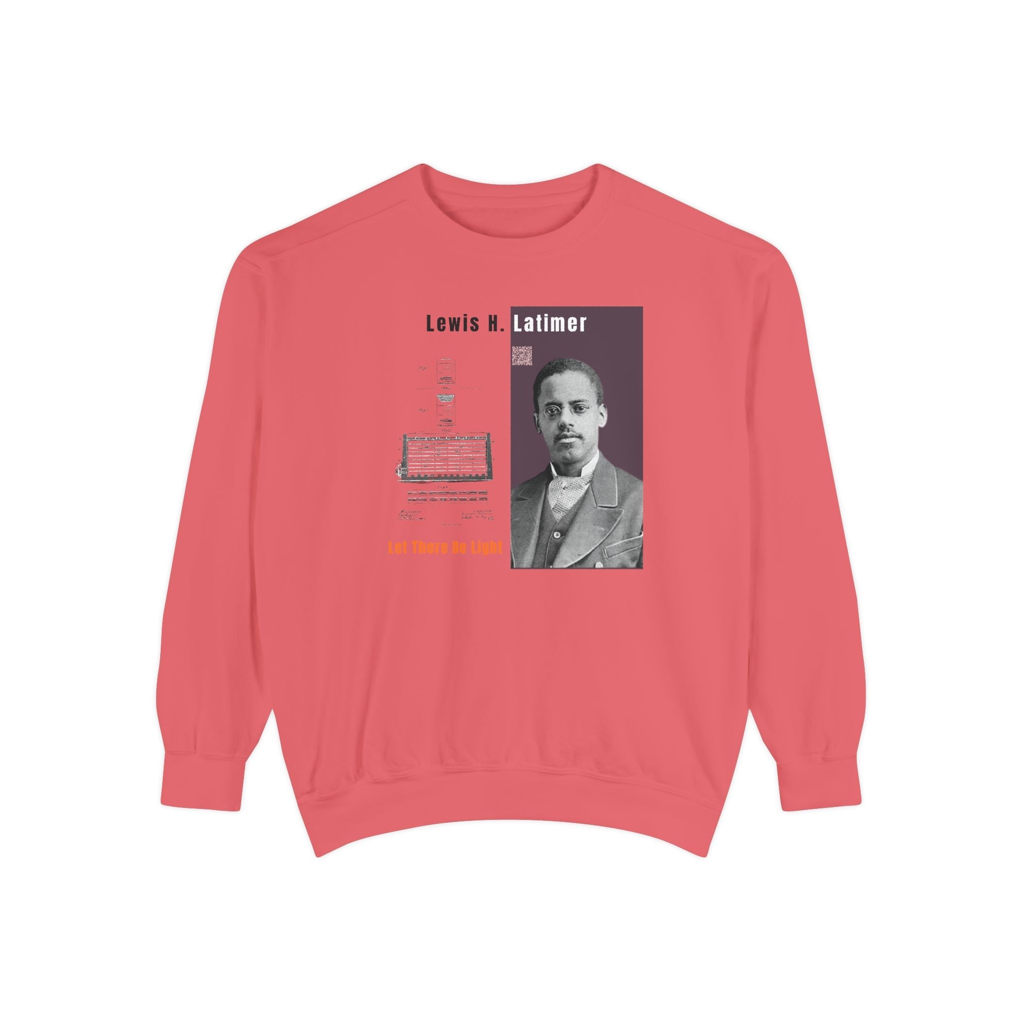 Defend Black Memories: Lewis Latimer Unisex Garment-Dyed Sweatshirt