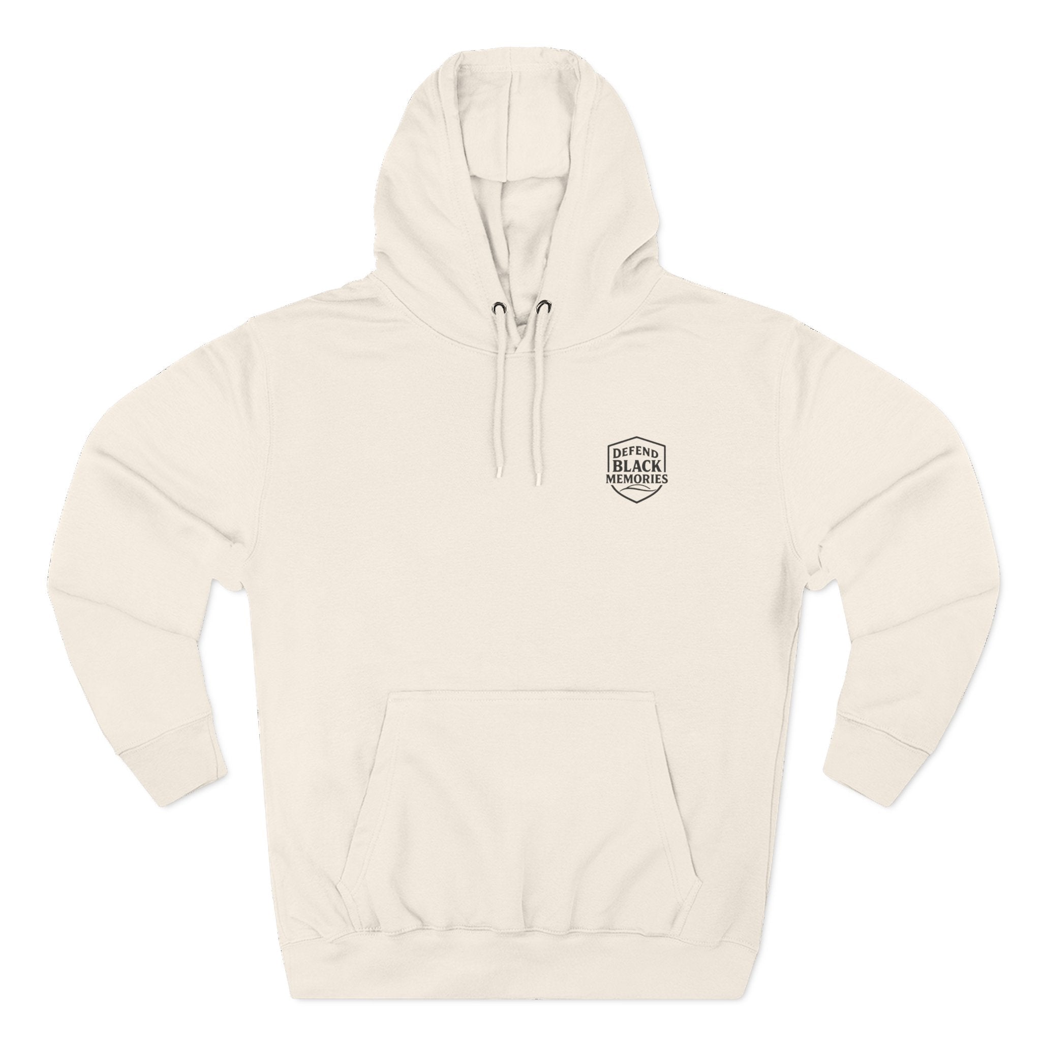 Defend Black Memories: Jan E. Matzeliger Three-Panel Historic Black Portrait Hoodie
