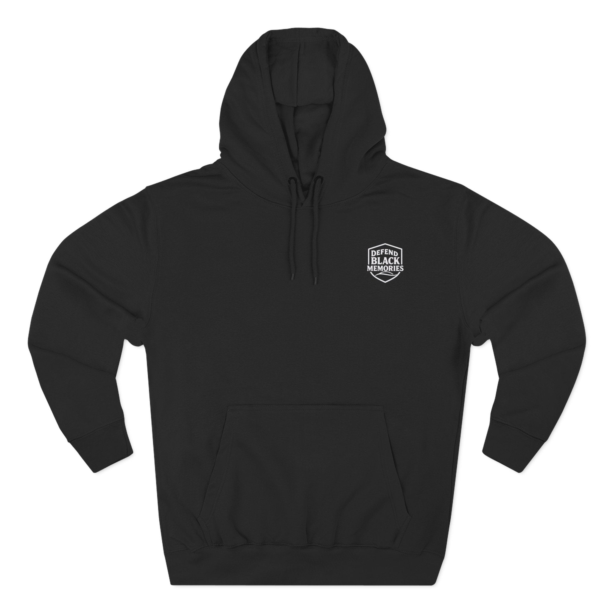 Defend Black Memories: Lewis H. Latimer Three-panel Historical Black Portrait Hoodie