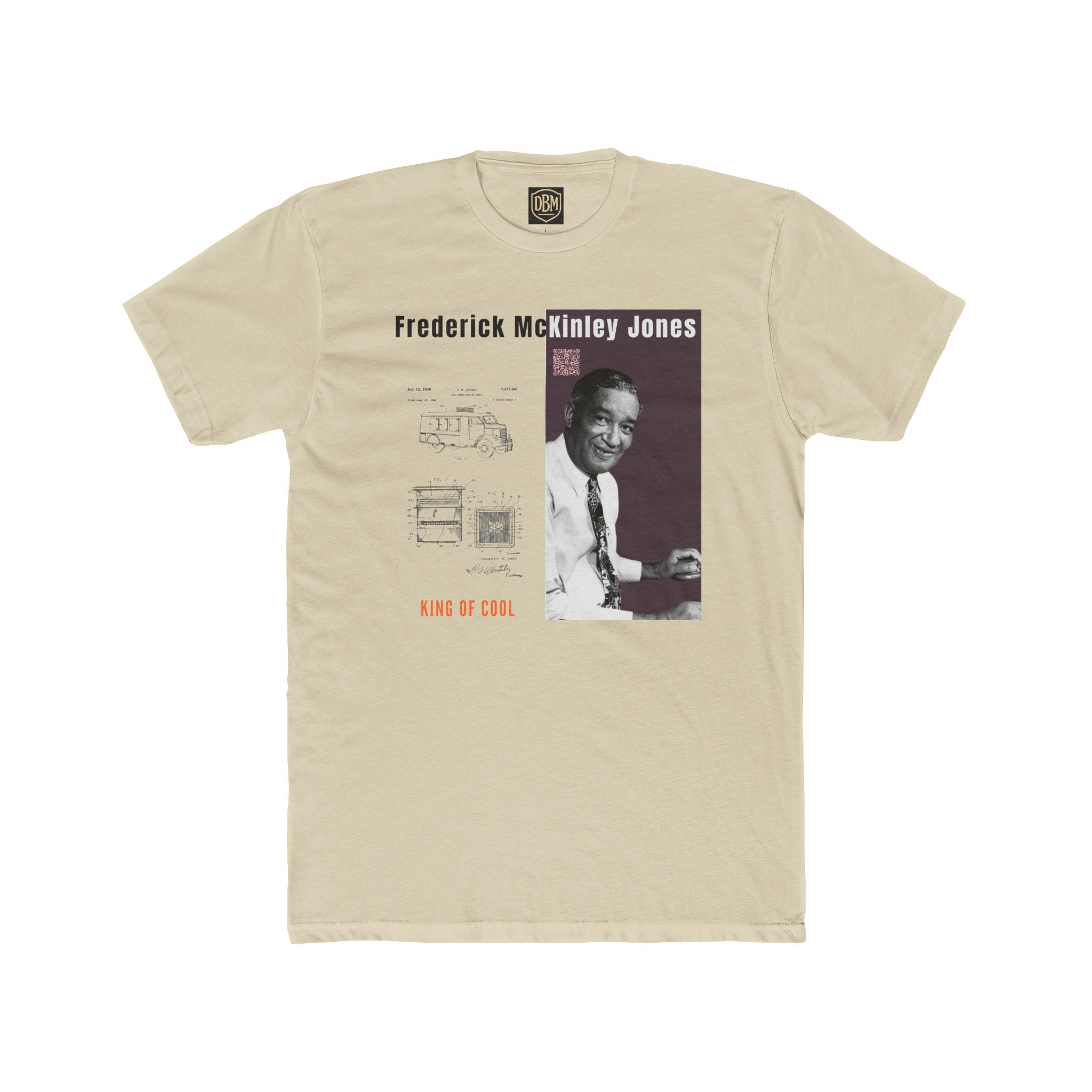 Frederick McKinley Jones, Unisex, Historical Portrait T-Shirt