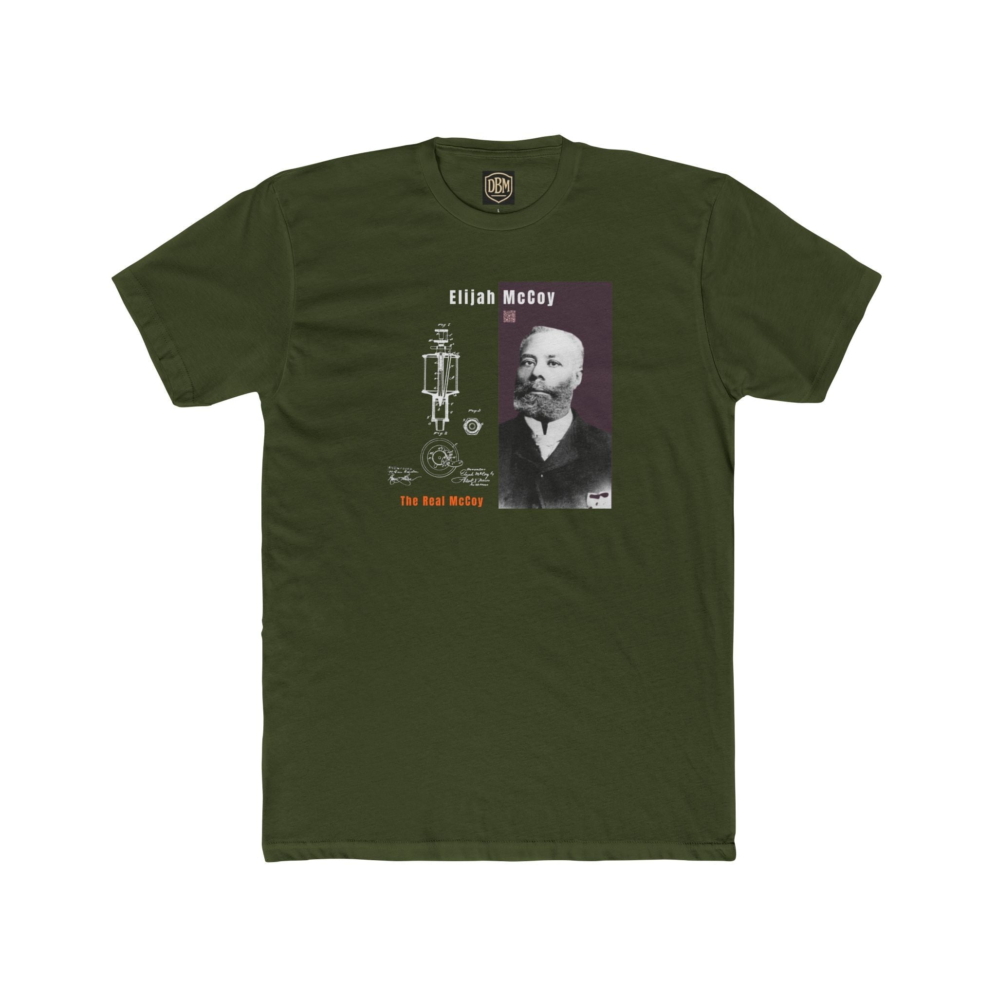 Elijah McCoy, Unisex, Historical Portrait -Shirt