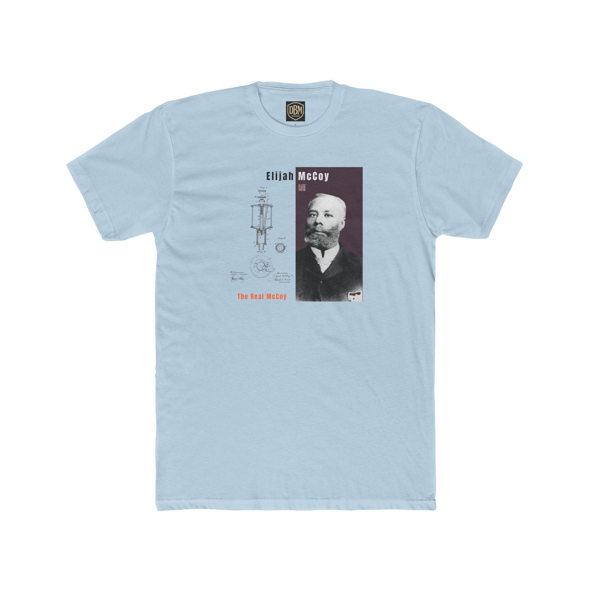 Elijah McCoy, Unisex, Historical Portrait -Shirt