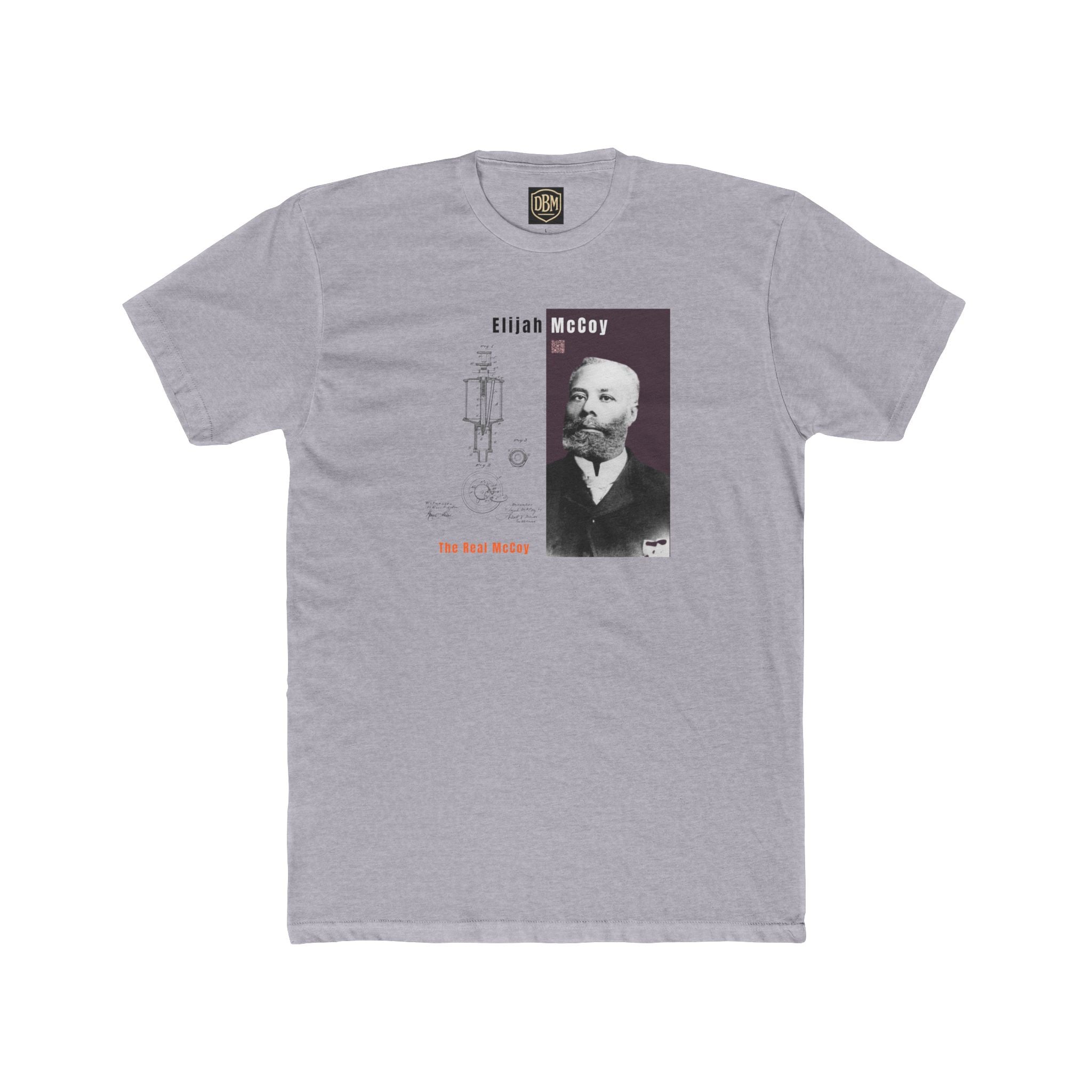 Elijah McCoy, Unisex, Historical Portrait -Shirt