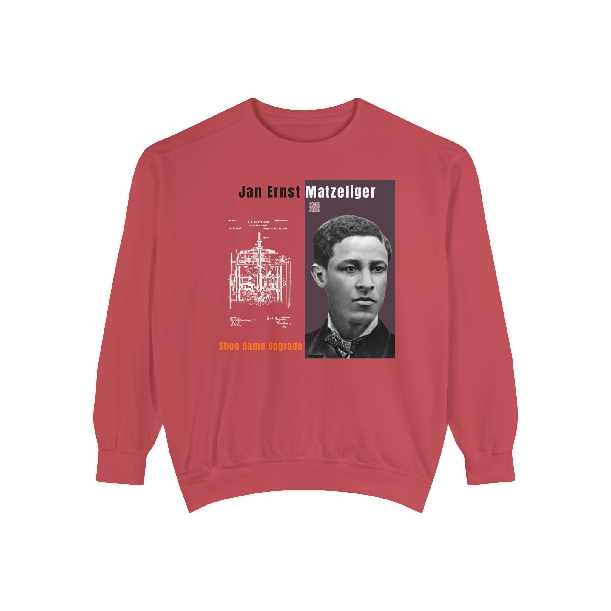 Defend Black Memories: Jan Matzeliger Heritage Crewneck Sweatshirt