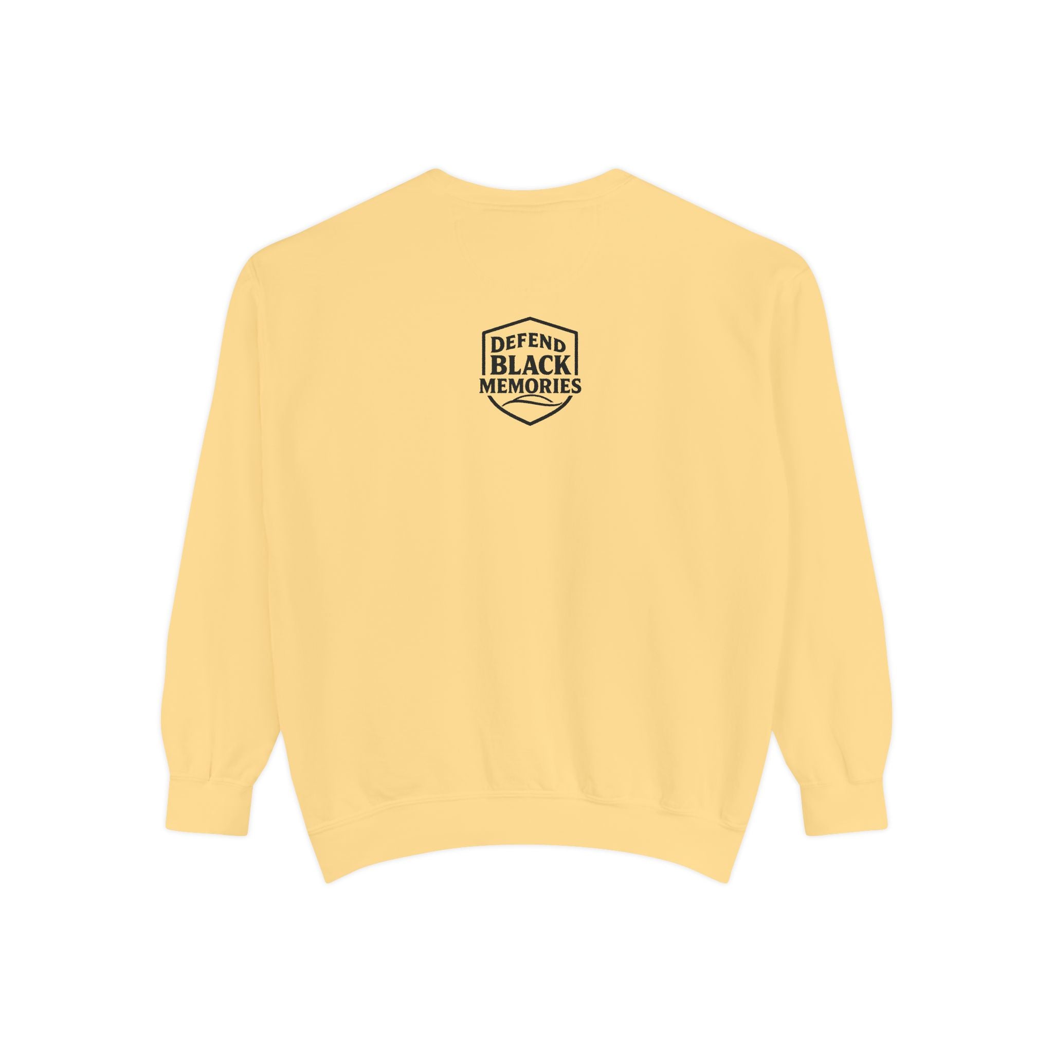 Defend Black Memories: Lewis Latimer Unisex Garment-Dyed Sweatshirt