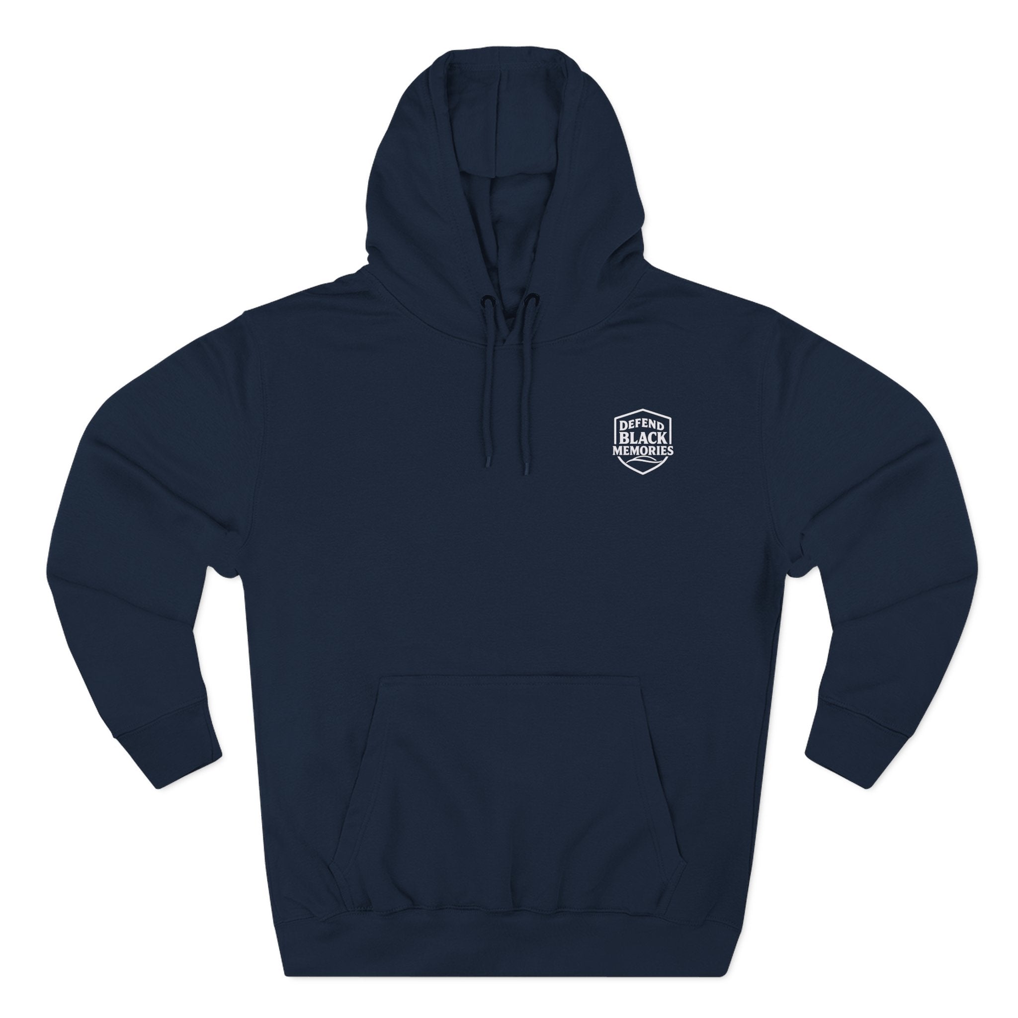 Defend Black Memories: Lewis H. Latimer Three-panel Historical Black Portrait Hoodie