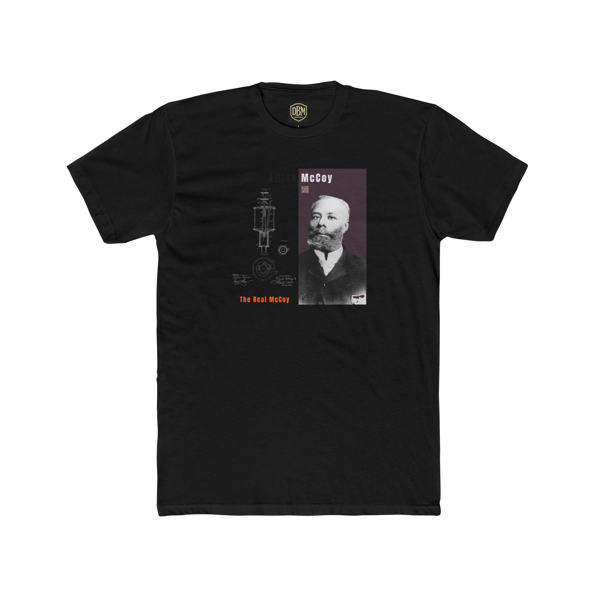 Elijah McCoy, Unisex, Historical Portrait -Shirt