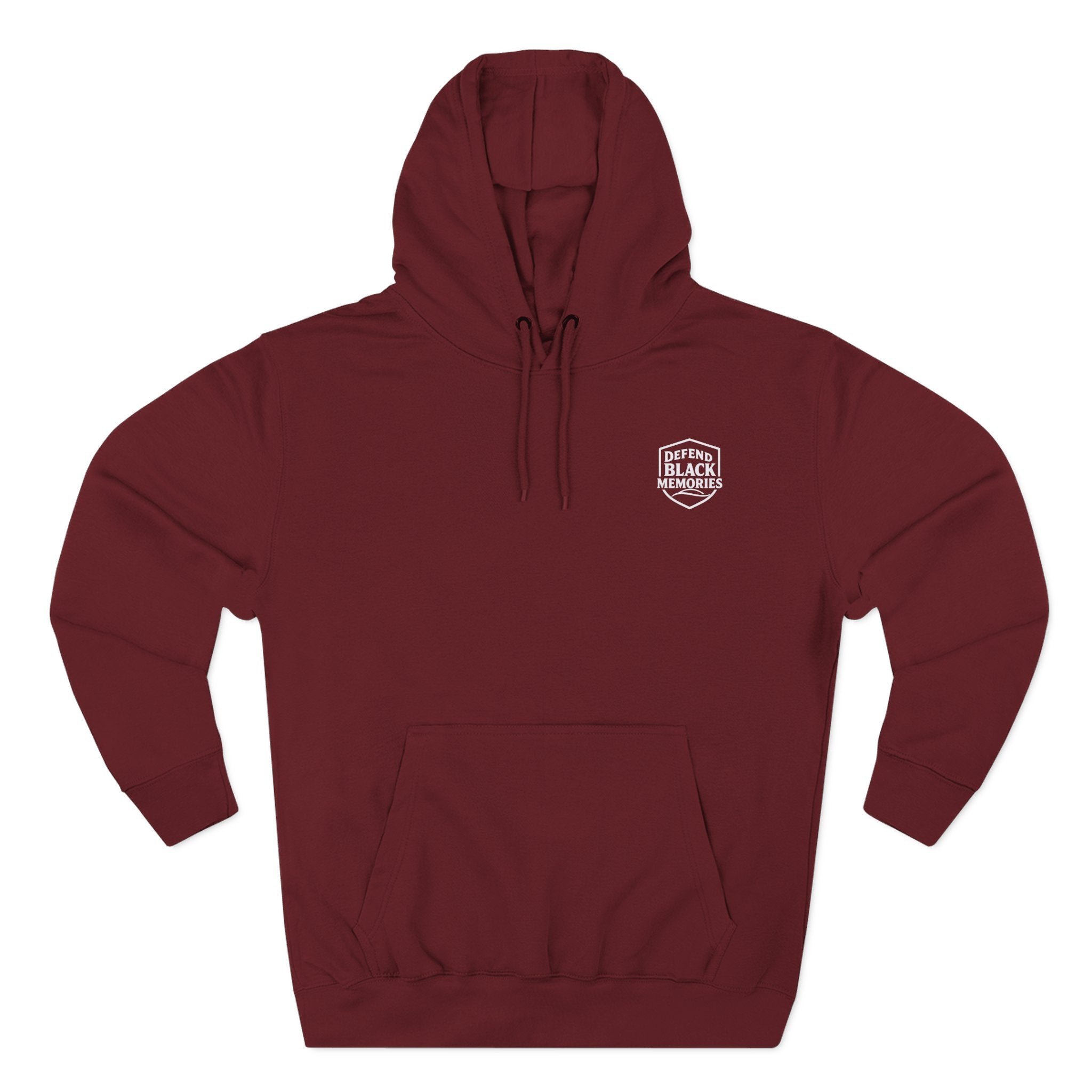 Defend Black Memories: Lewis H. Latimer Three-panel Historical Black Portrait Hoodie