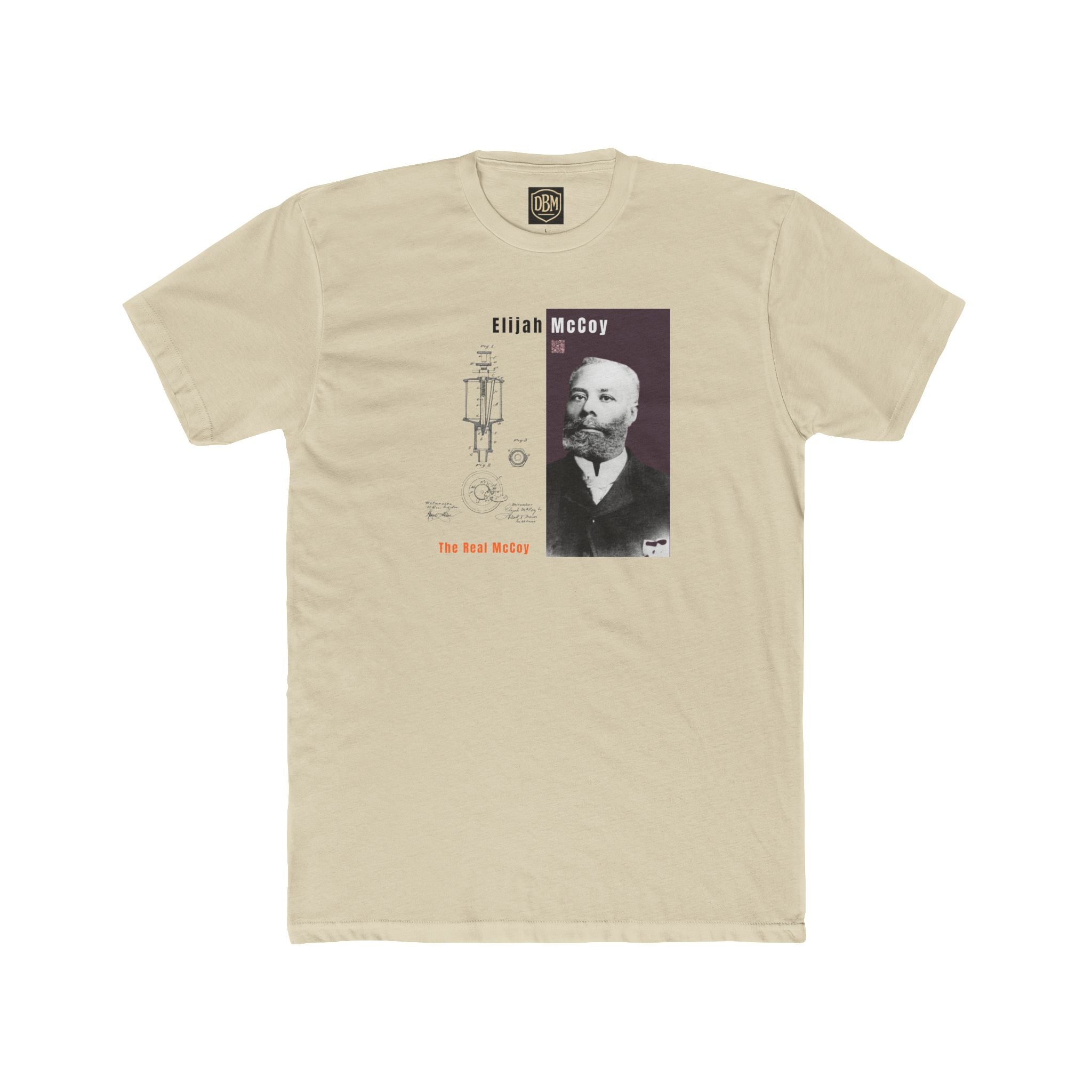 Elijah McCoy, Unisex, Historical Portrait -Shirt