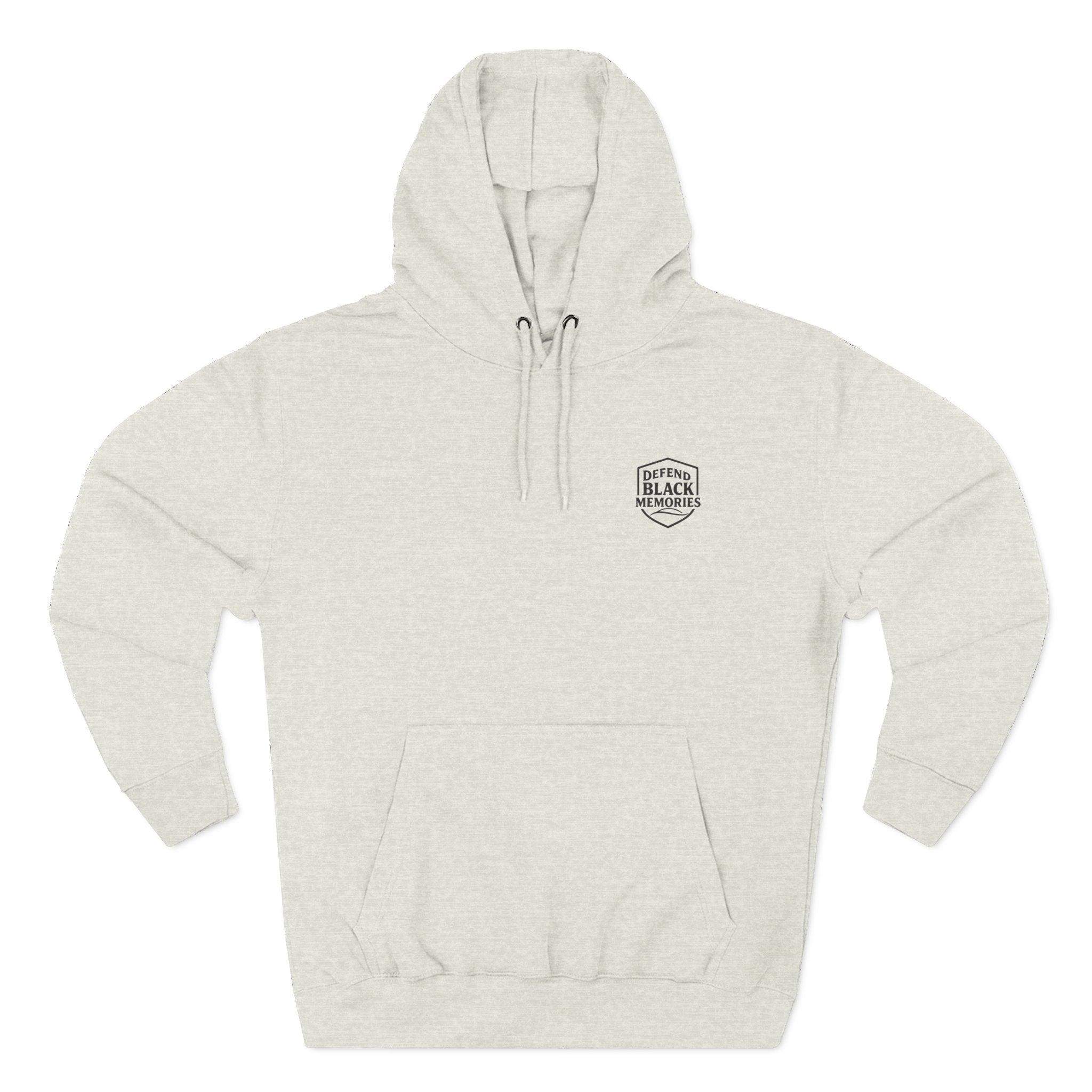 Defend Black Memories: Jan E. Matzeliger Three-Panel Historic Black Portrait Hoodie