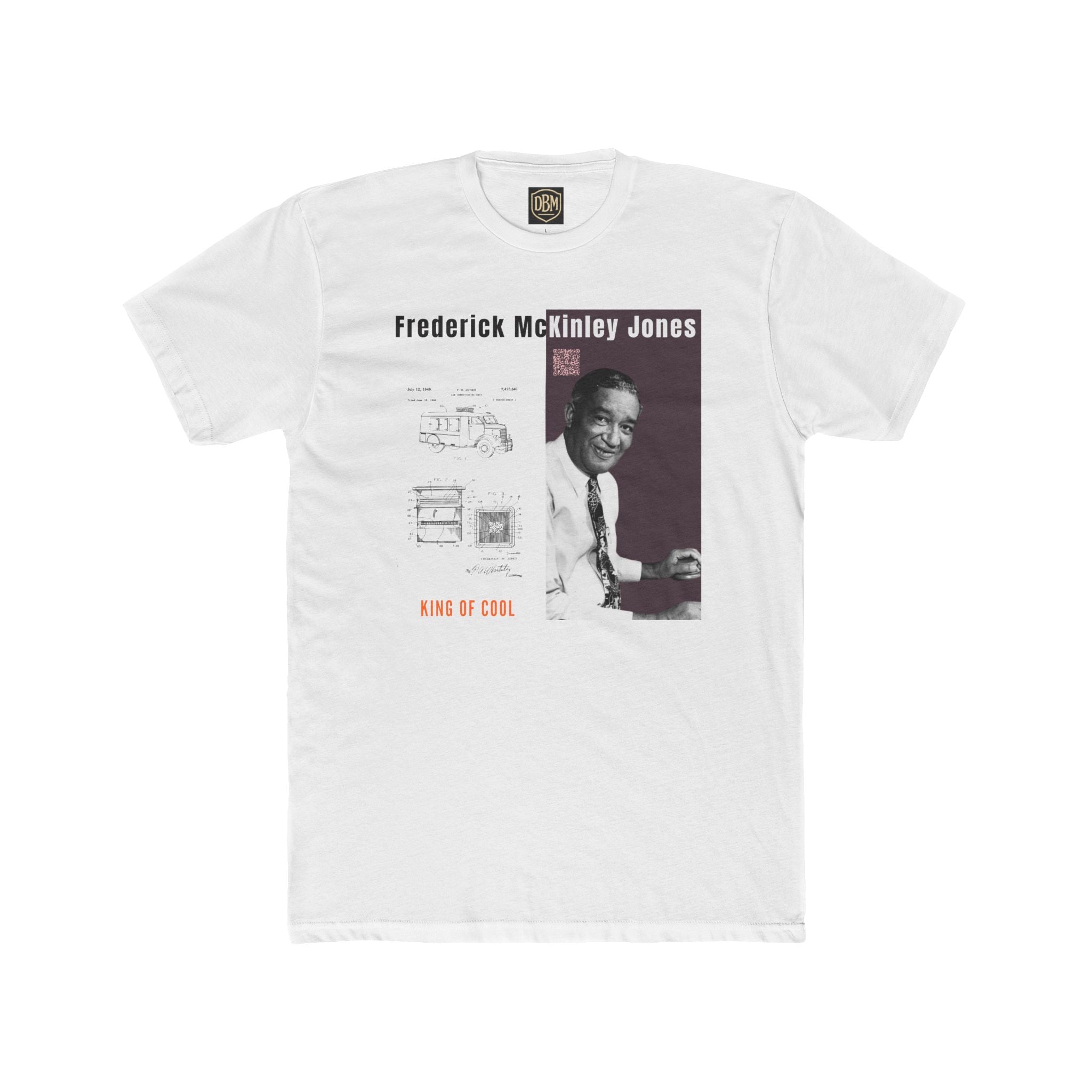 Frederick McKinley Jones, Unisex, Historical Portrait T-Shirt