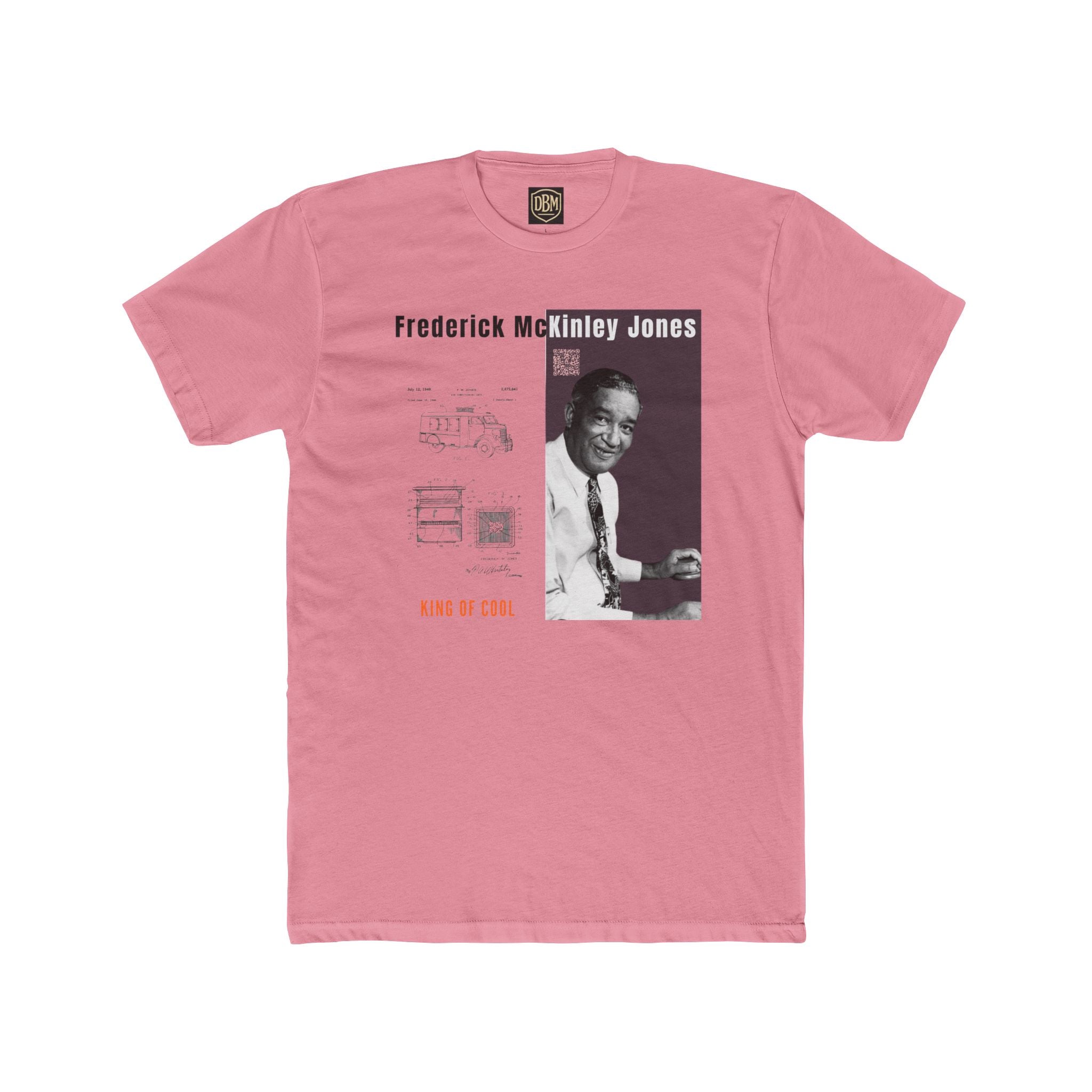 Frederick McKinley Jones, Unisex, Historical Portrait T-Shirt