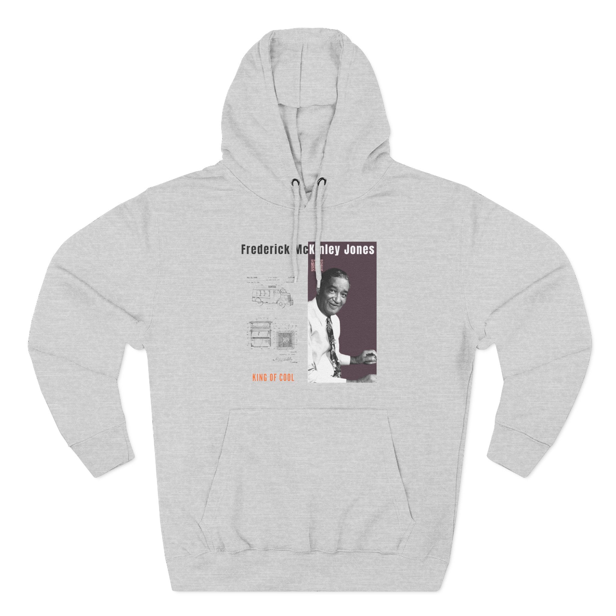 Frederick McKinley Jones, Unisex, Three-panel Historical Portrait Hoodie