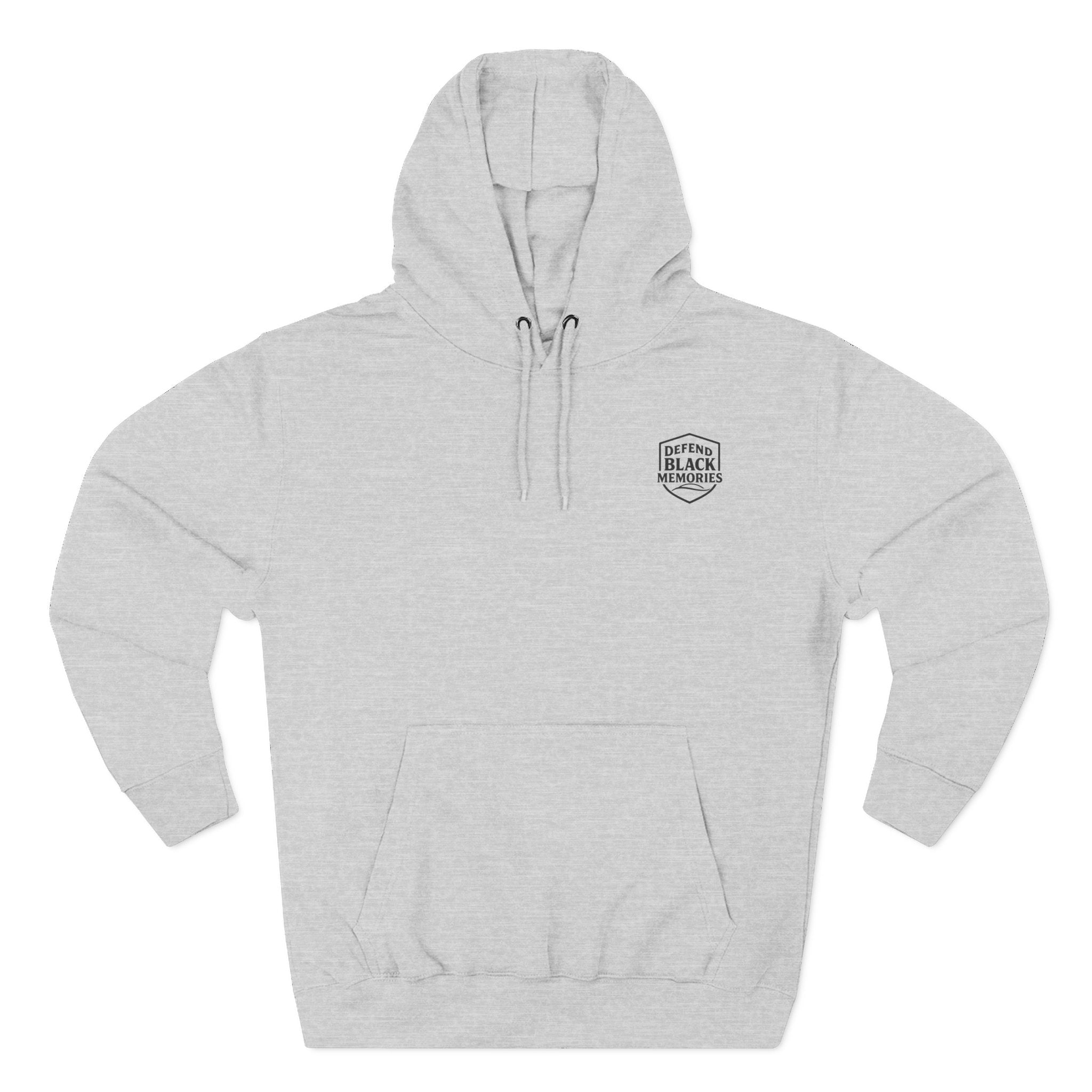 Defend Black Memories: Lewis H. Latimer Three-panel Historical Black Portrait Hoodie