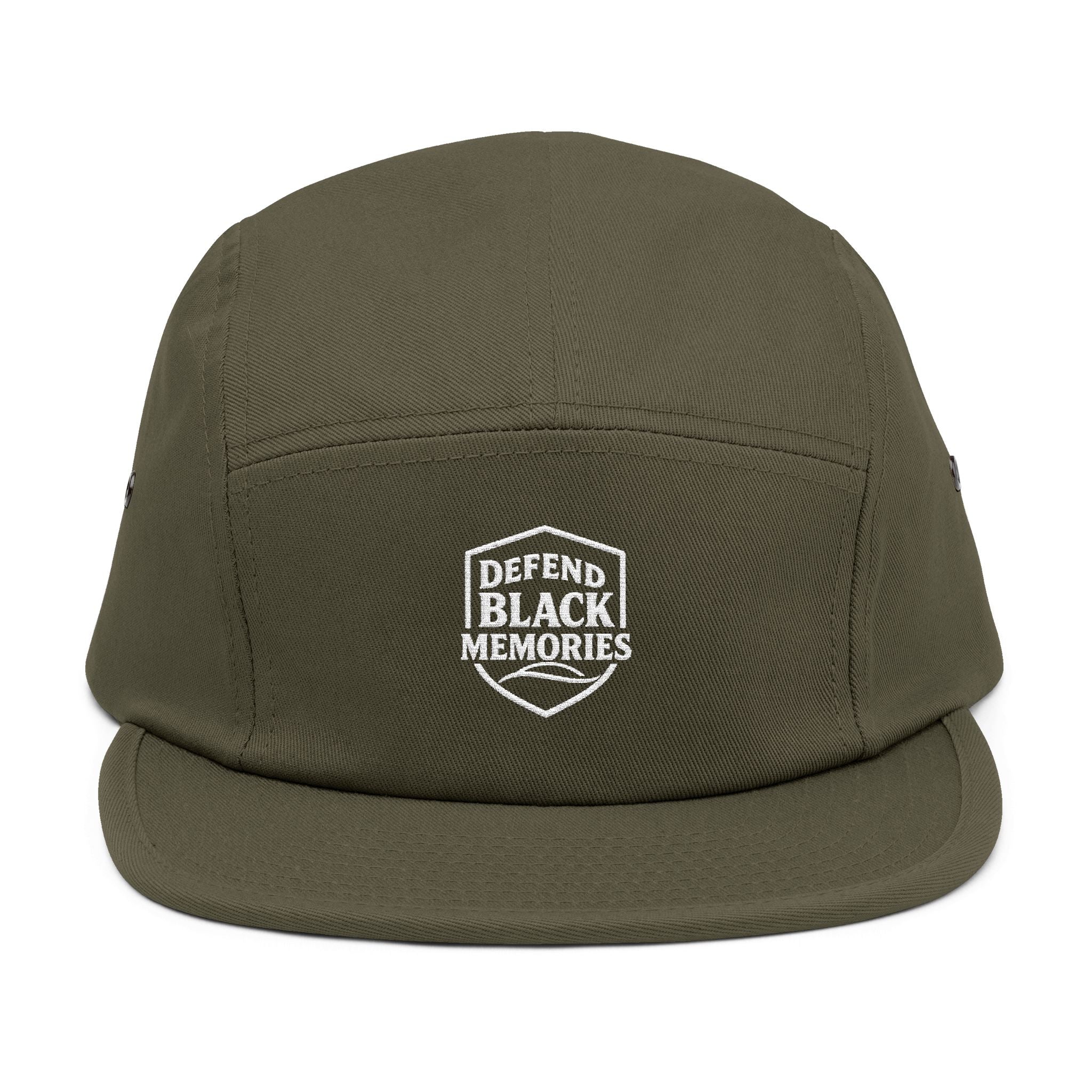 Embroidered Logo 5-Panel Cap