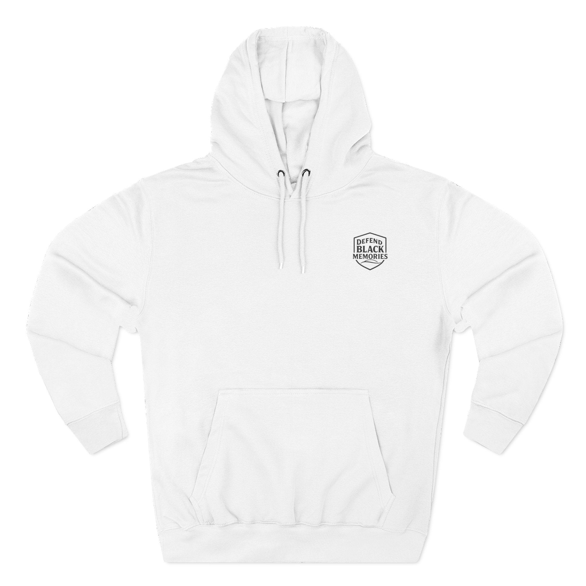 Defend Black Memories: Lewis H. Latimer Three-panel Historical Black Portrait Hoodie