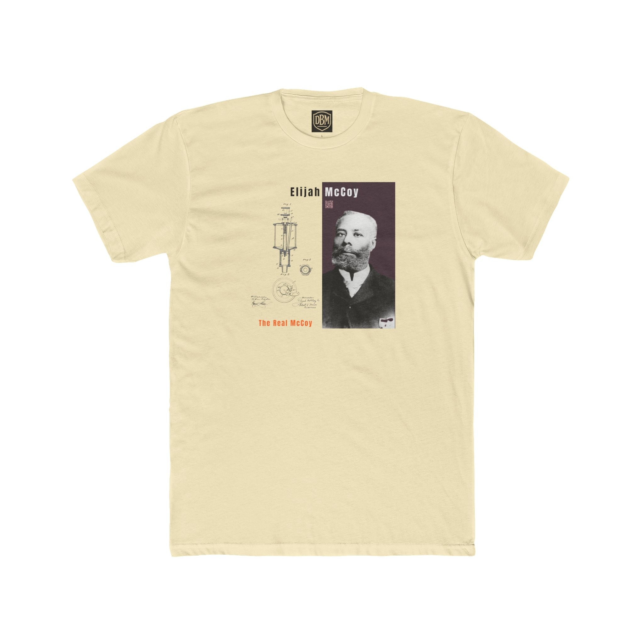 Elijah McCoy, Unisex, Historical Portrait -Shirt