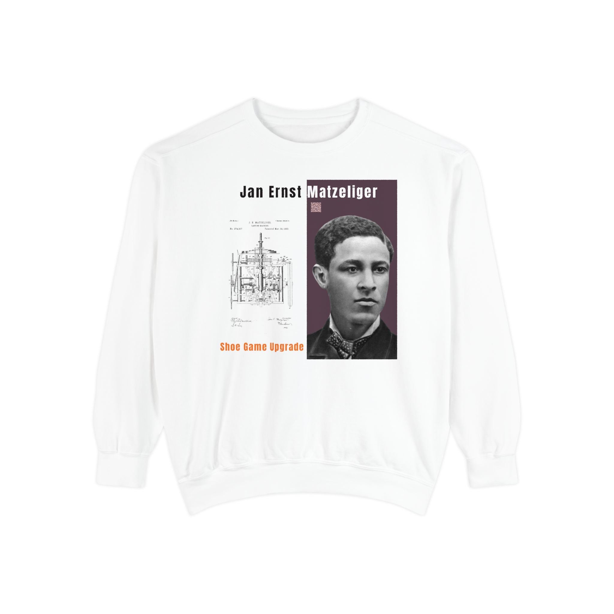 Defend Black Memories: Jan Matzeliger Heritage Crewneck Sweatshirt